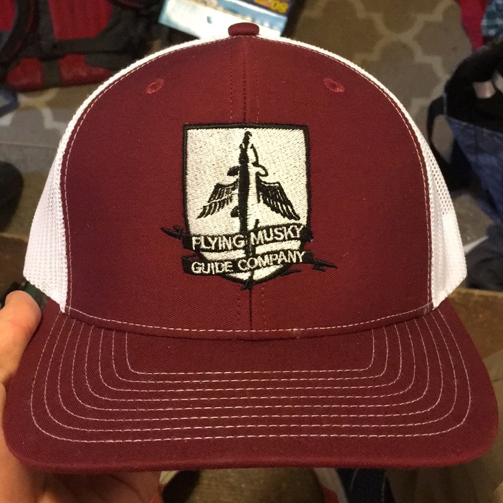 Brand new musky fly fishing guide service hat